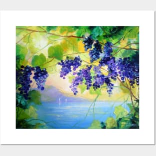 Grapes at dawn Posters and Art